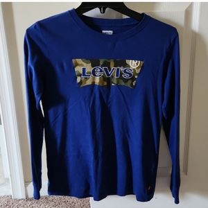 Levi's long sleeves Tee royal blue Size L